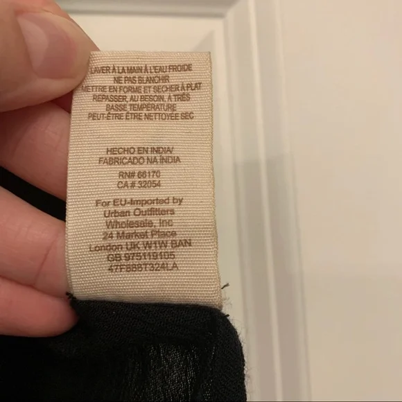 Free People Bad Girls Do it Well Embellished Beaded Black Tank Top size Small - Picture 13 of 14